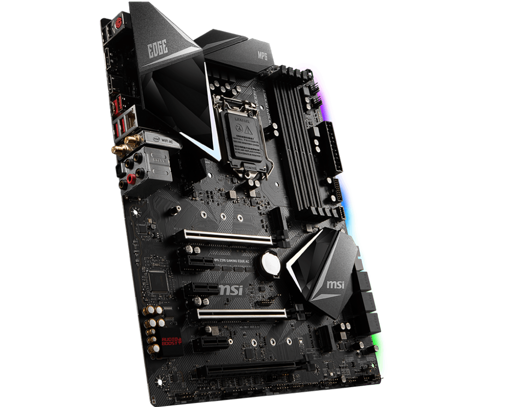 MSI MPG Z390 Gaming Edge AC Motherboard Specifications On MotherboardDB